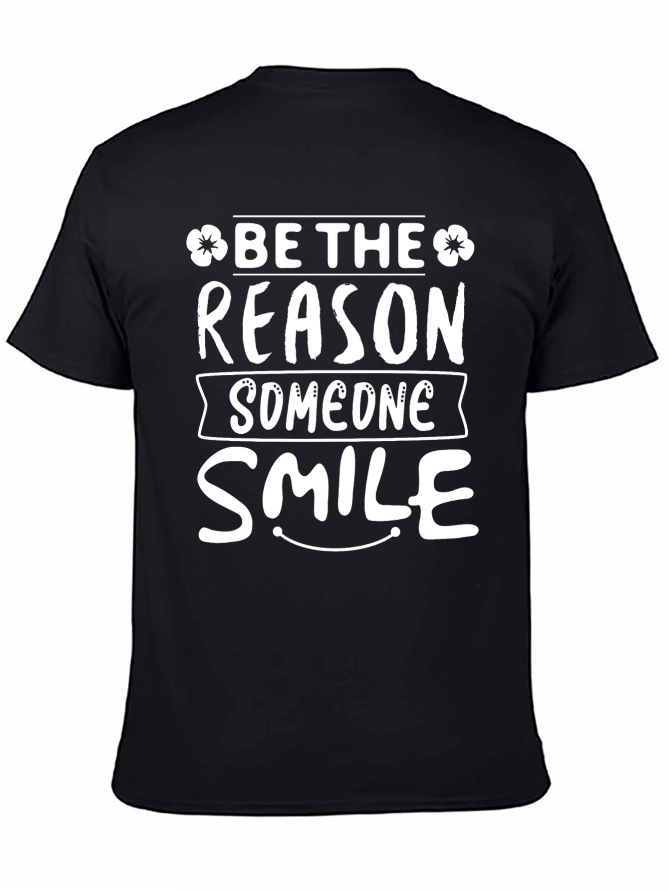 Be The Reason Smile Graphic Tee - Black