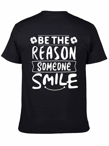 Be The Reason Smile Graphic Tee - Black