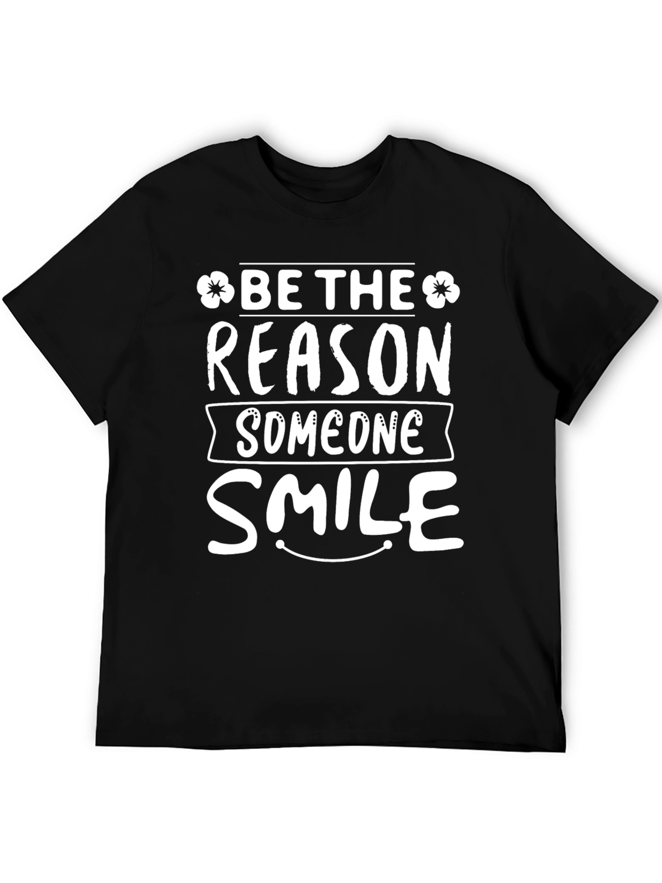 Be The Reason Smile Graphic Tee - Black