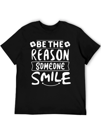 Be The Reason Smile Graphic Tee - Black