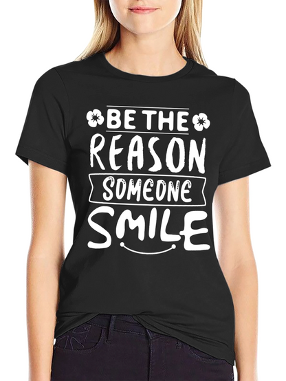 Be The Reason Smile Graphic Tee - Black