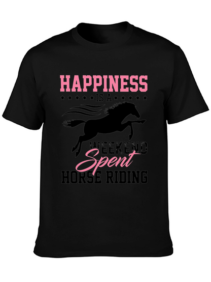 Happiness Horse Riding Weekend T-Shirt