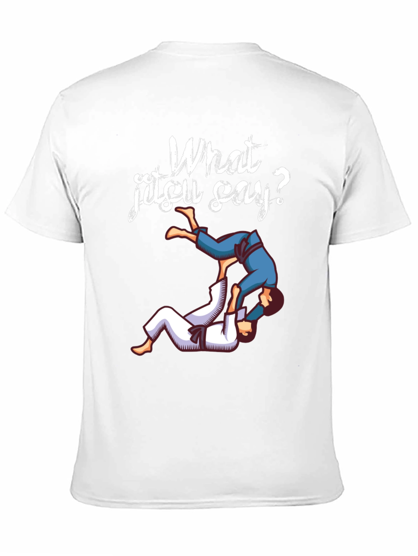 What Jitsu Say? Black Graphic Tee