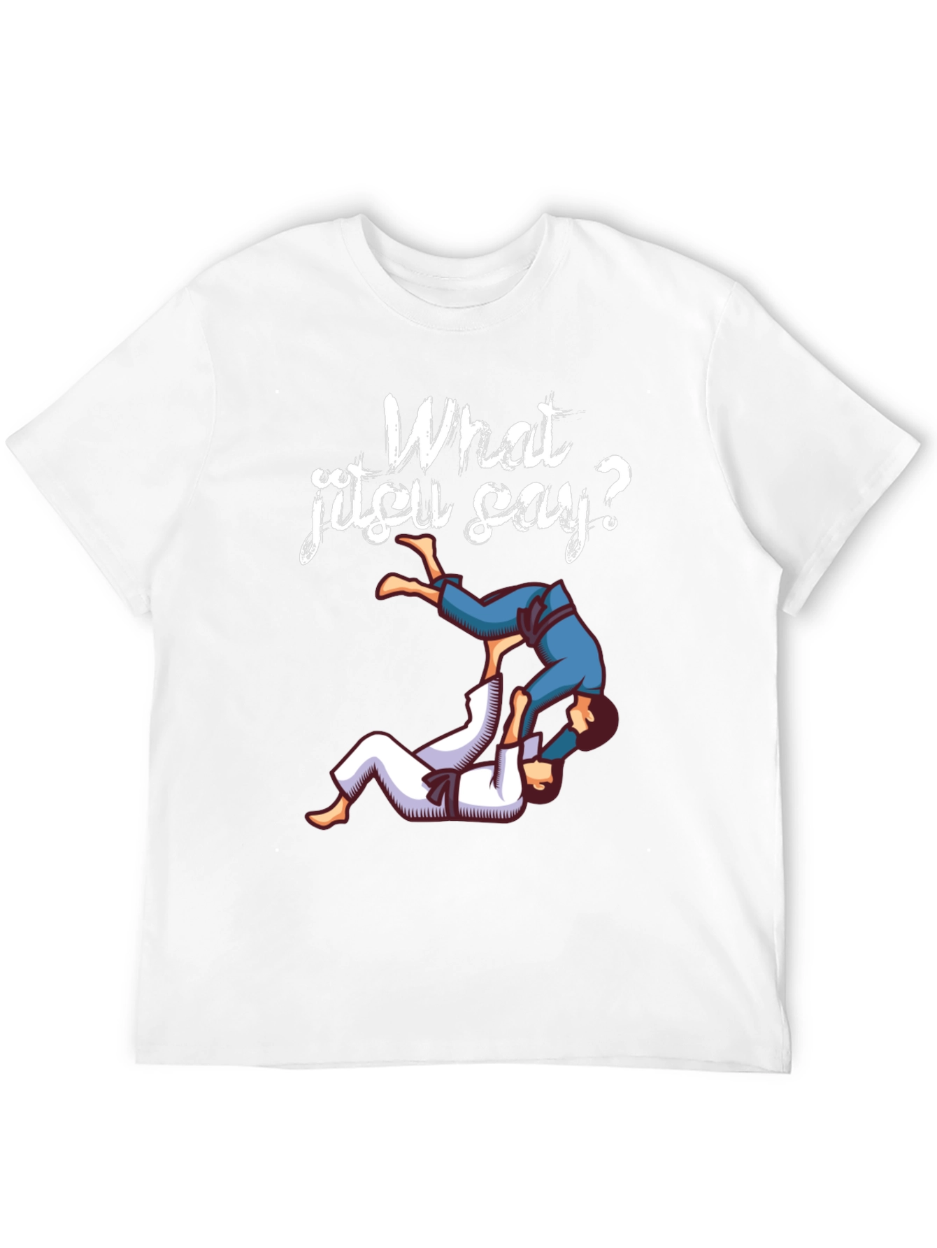 What Jitsu Say? Black Graphic Tee