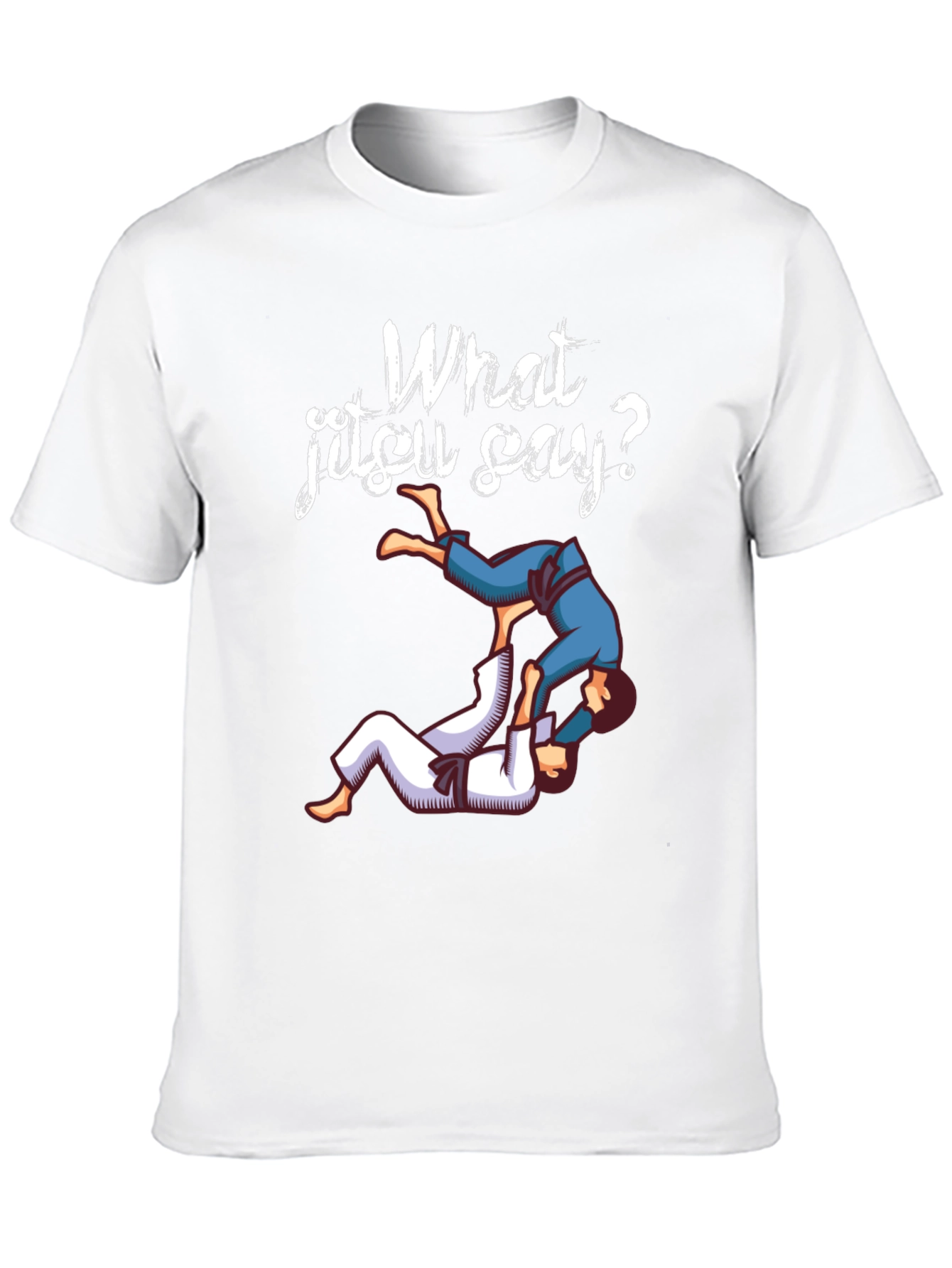 What Jitsu Say? Black Graphic Tee