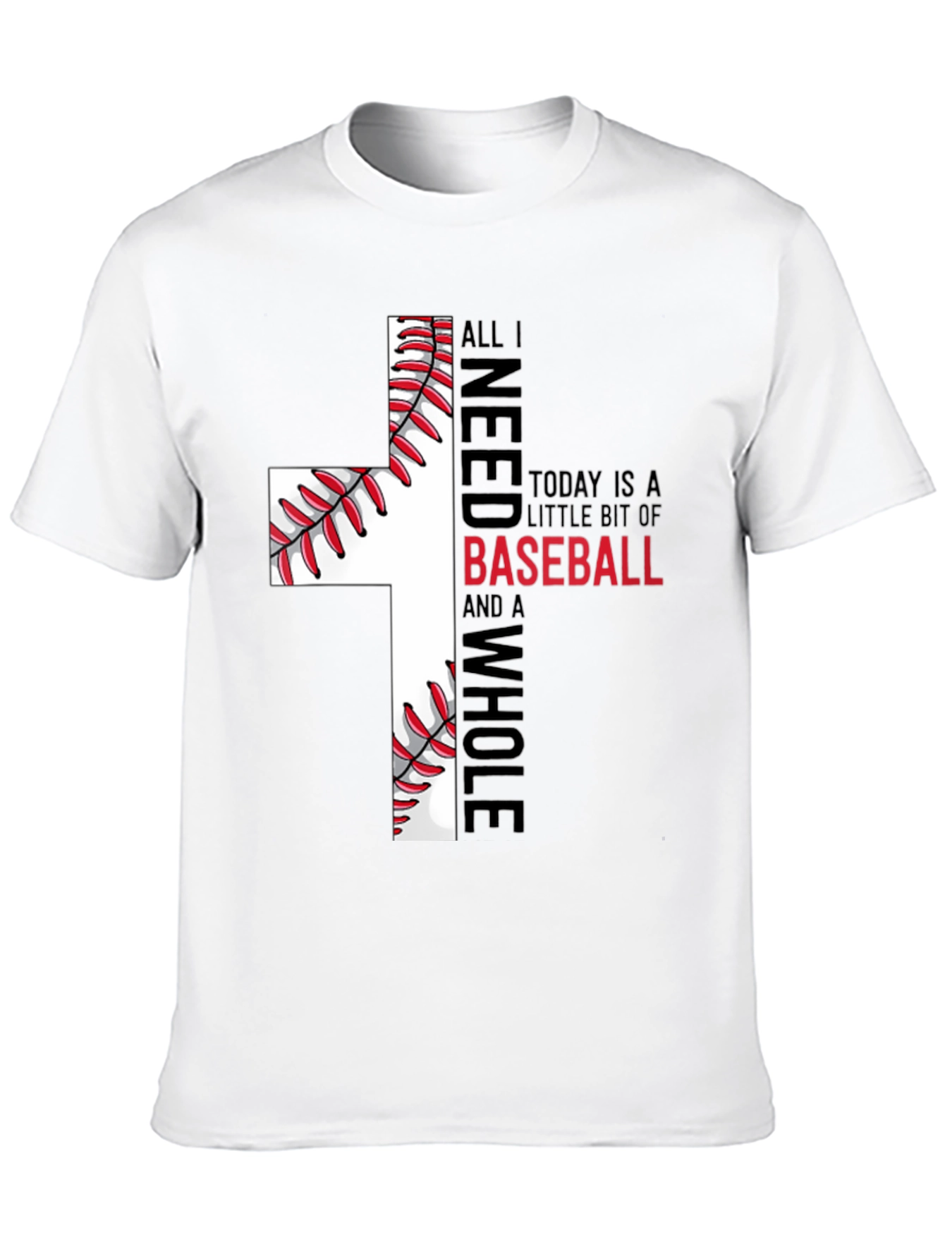 Baseball Cross T-Shirt - Faith and Sport