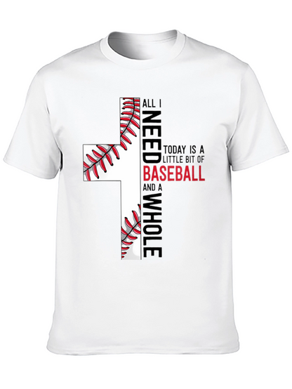 Baseball Cross T-Shirt - Faith and Sport