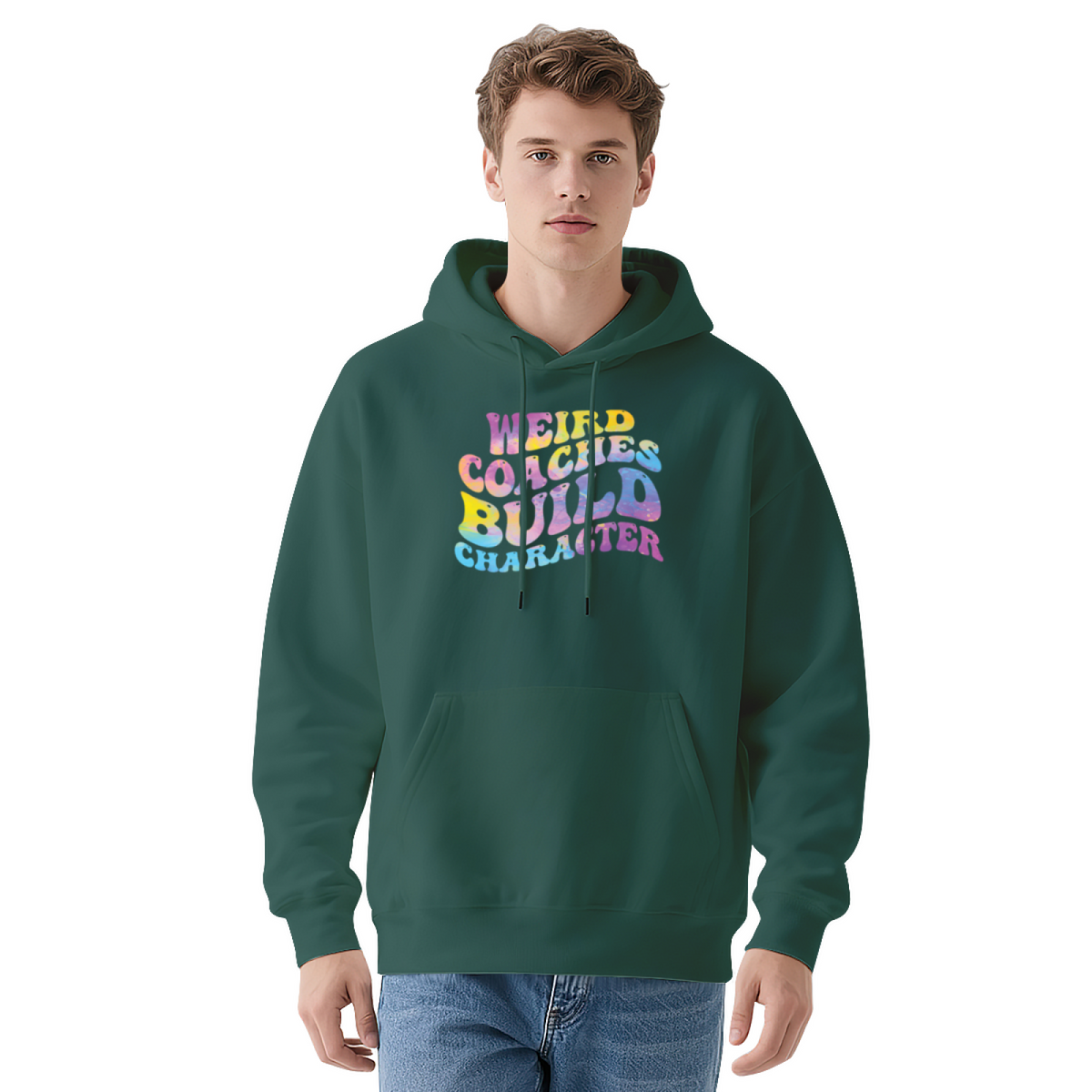 Cool Graphic Hoodie - White Hoodie Featuring
