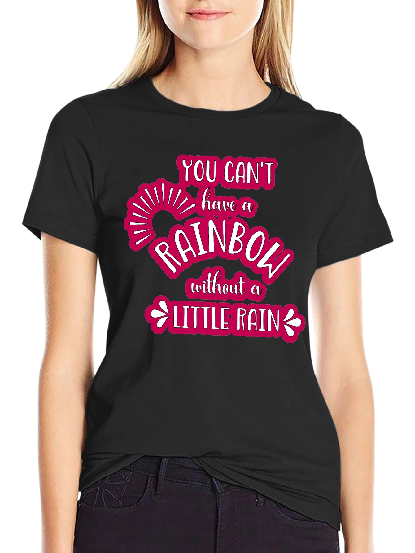 Rainbow After the Rain Graphic T-Shirt