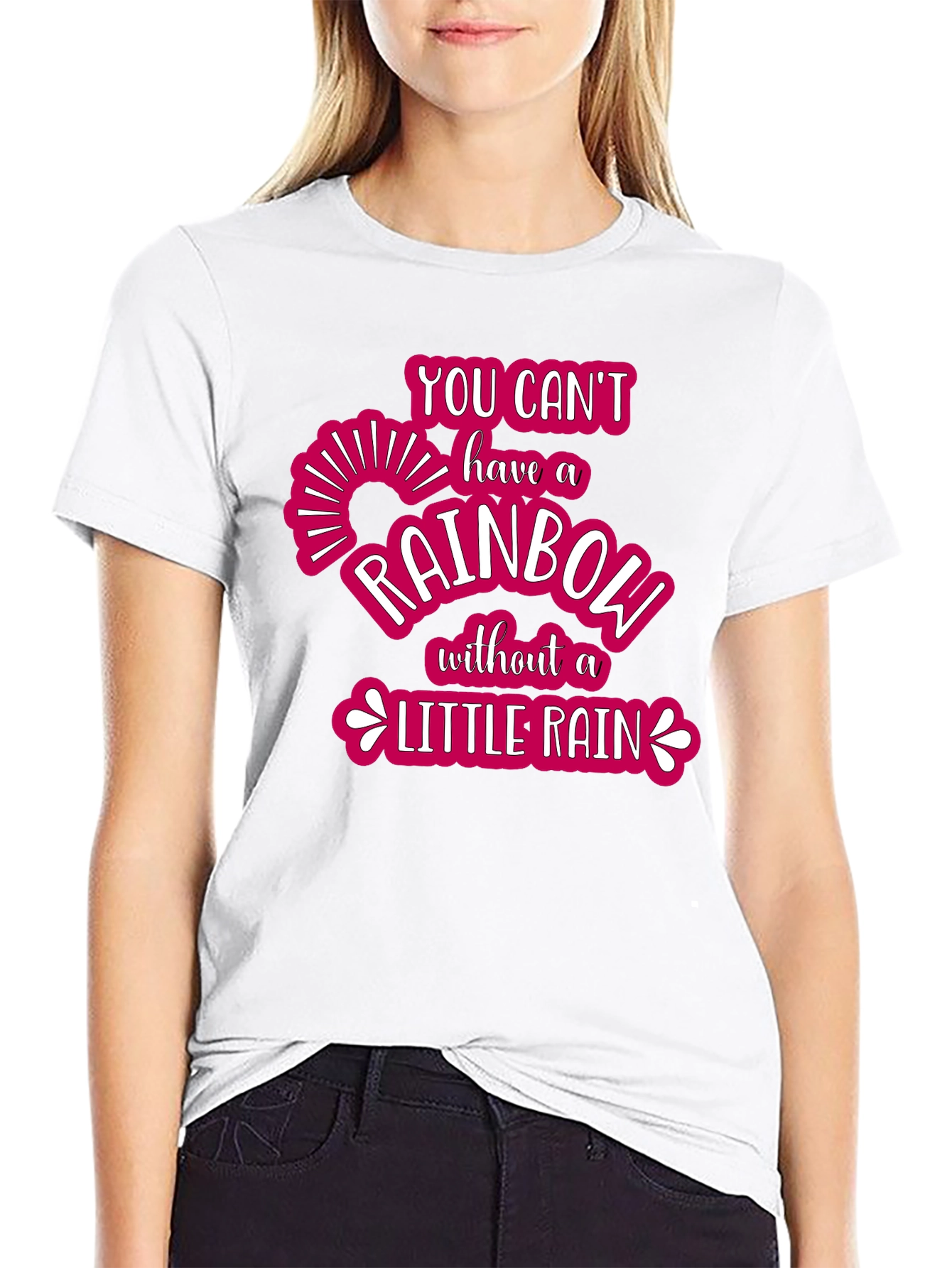 Rainbow After the Rain Graphic T-Shirt