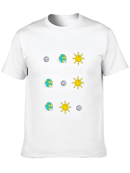 Lunar Solar Eclipse Apocalypse Humor Tee