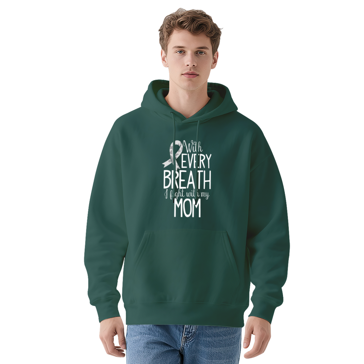 Premium Graphic Hoodie - Cancer Awareness