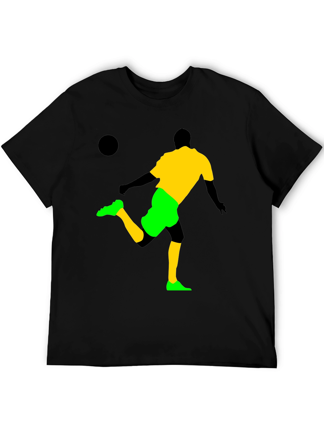 Soccer Silhouette Graphic T-Shirt
