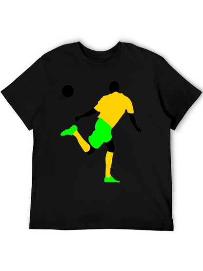Soccer Silhouette Graphic T-Shirt