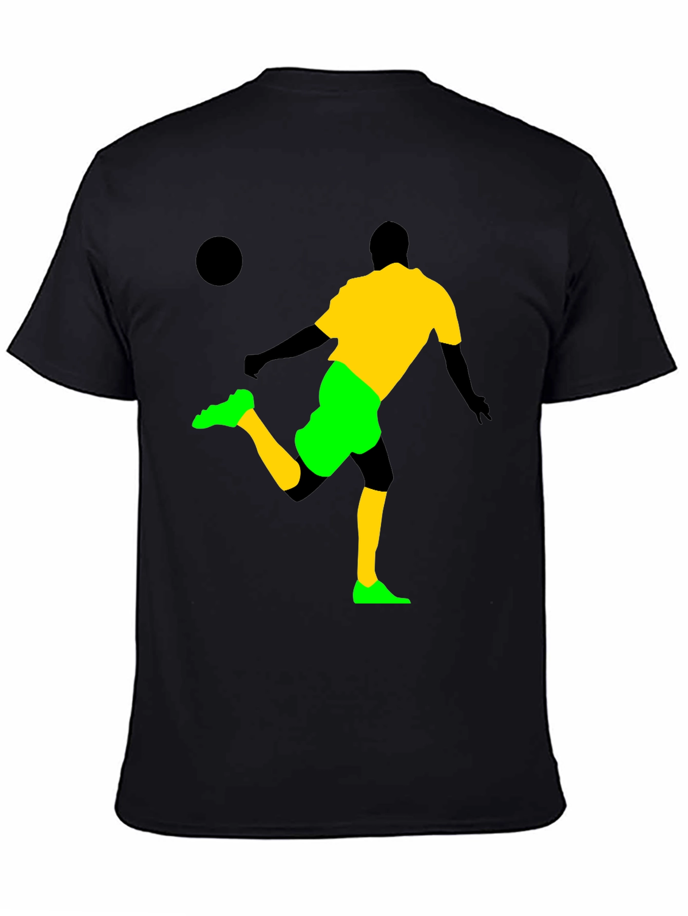 Soccer Silhouette Graphic T-Shirt