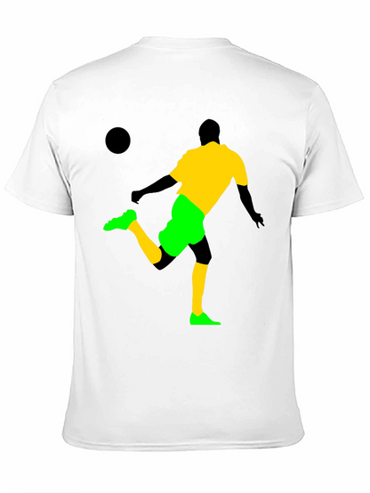 Soccer Silhouette Graphic T-Shirt