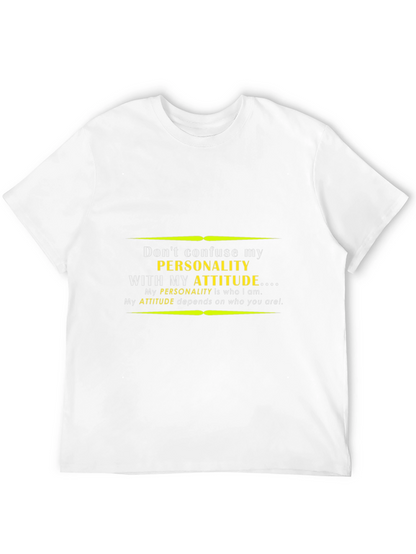 Personality vs Attitude Graphic T-Shirt