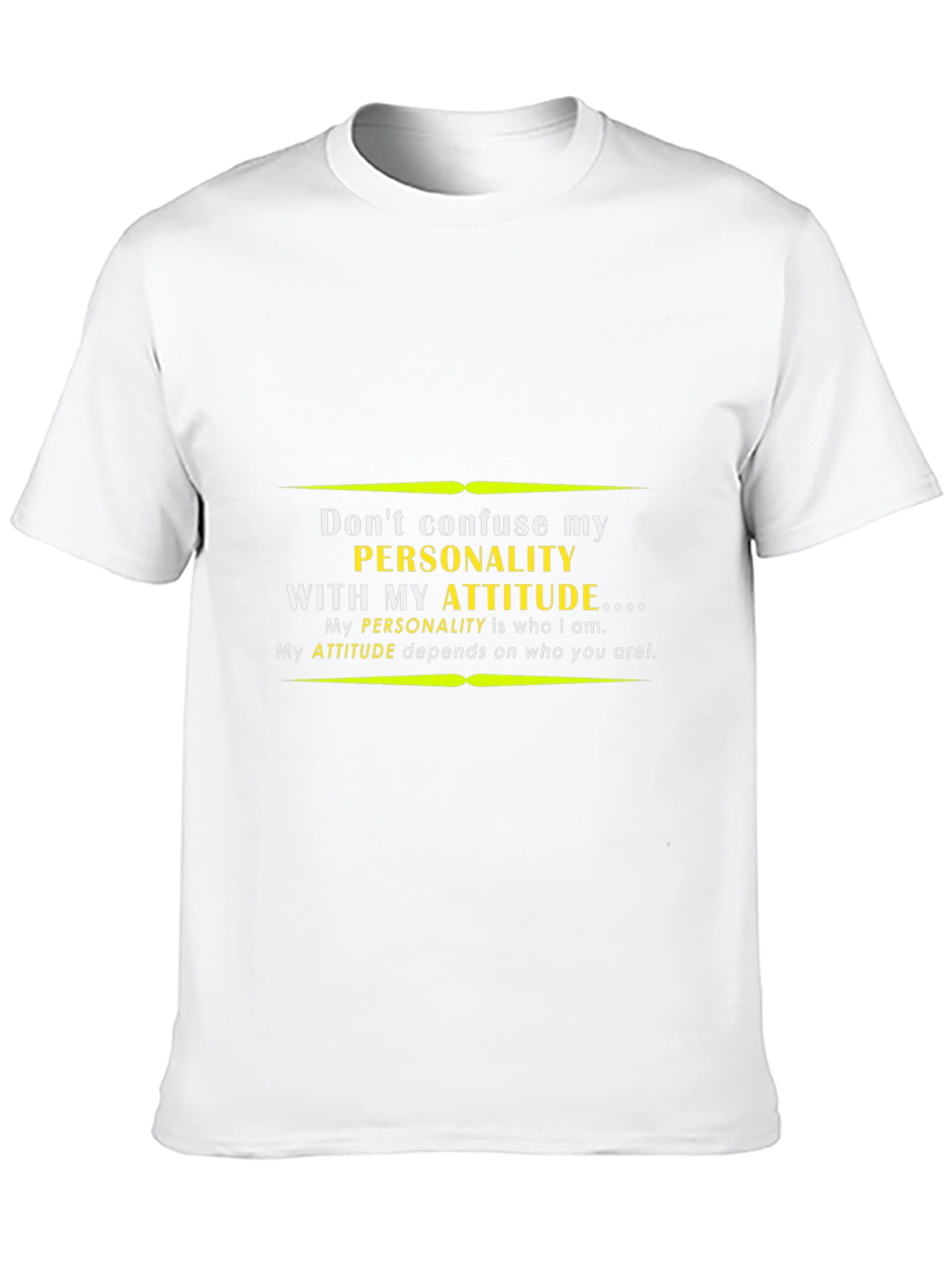 Personality vs Attitude Graphic T-Shirt