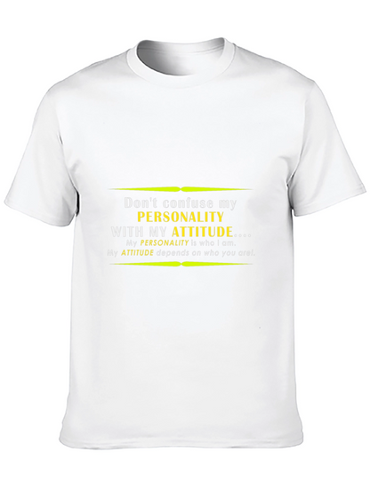 Personality vs Attitude Graphic T-Shirt