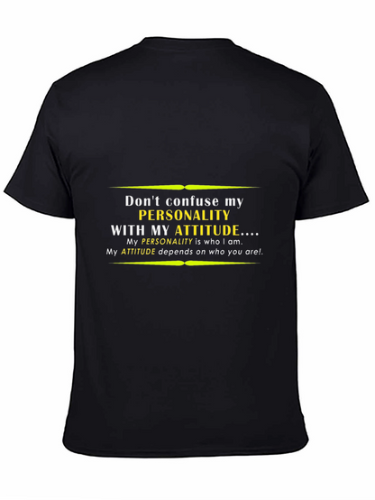 Personality vs Attitude Graphic T-Shirt