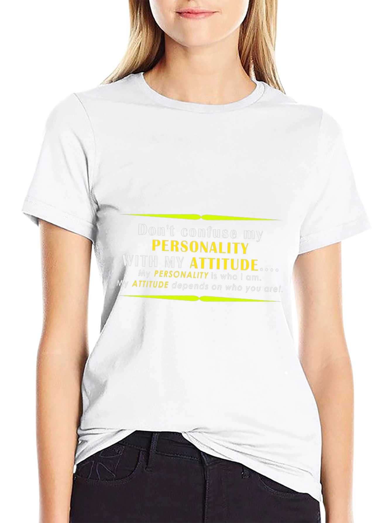 Personality vs Attitude Graphic T-Shirt
