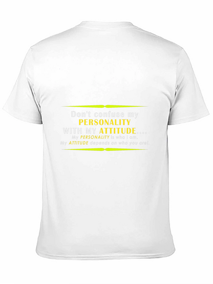 Personality vs Attitude Graphic T-Shirt