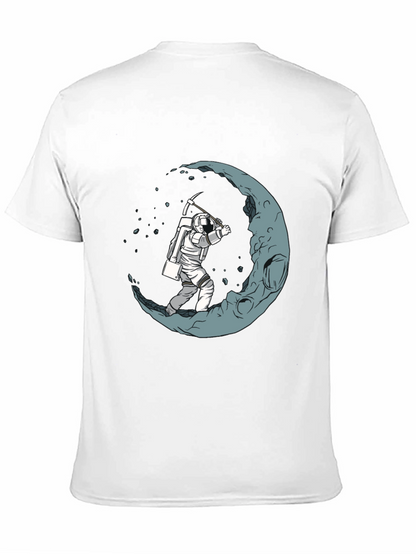 Moon Miner Graphic T-Shirt - Space Adventure Tee