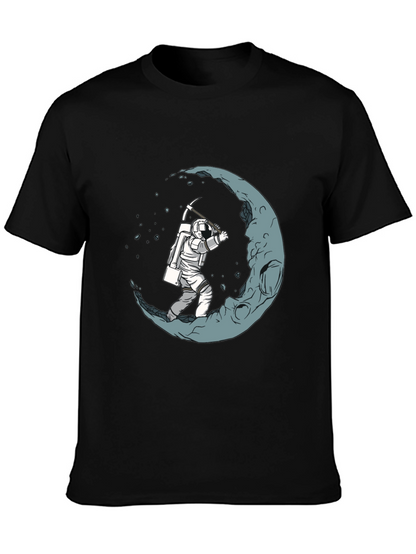 Moon Miner Graphic T-Shirt - Space Adventure Tee