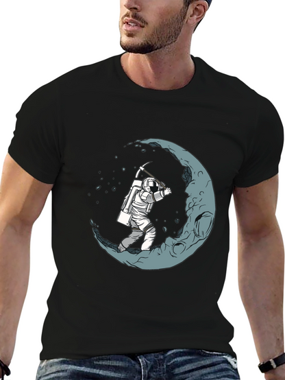 Moon Miner Graphic T-Shirt - Space Adventure Tee