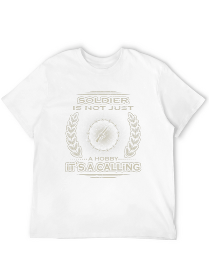 Soldier Calling Graphic Tee - Military Pride Shirt