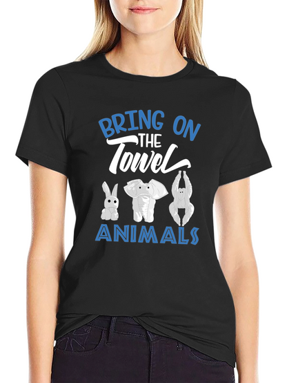 Bring On The Towel Animals T-Shirt