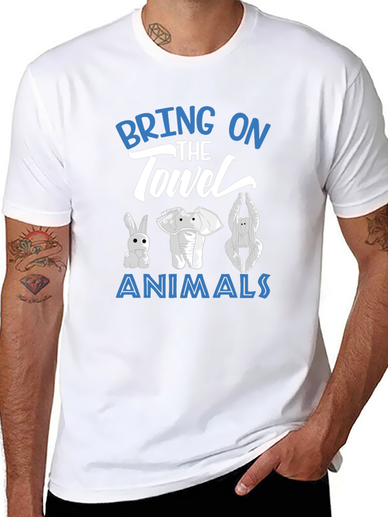 Bring On The Towel Animals T-Shirt