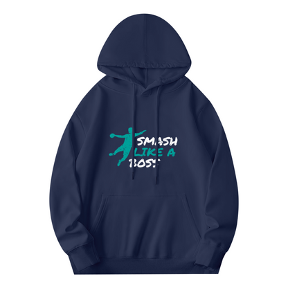Badminton Smash Like A Boss Grunge Graphic Hoodie