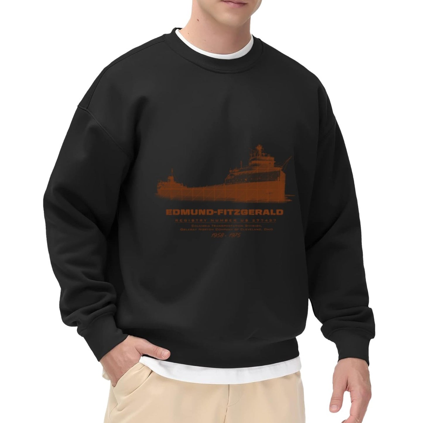 Great Lakes Ship Legacy Graphic Sweatshirt