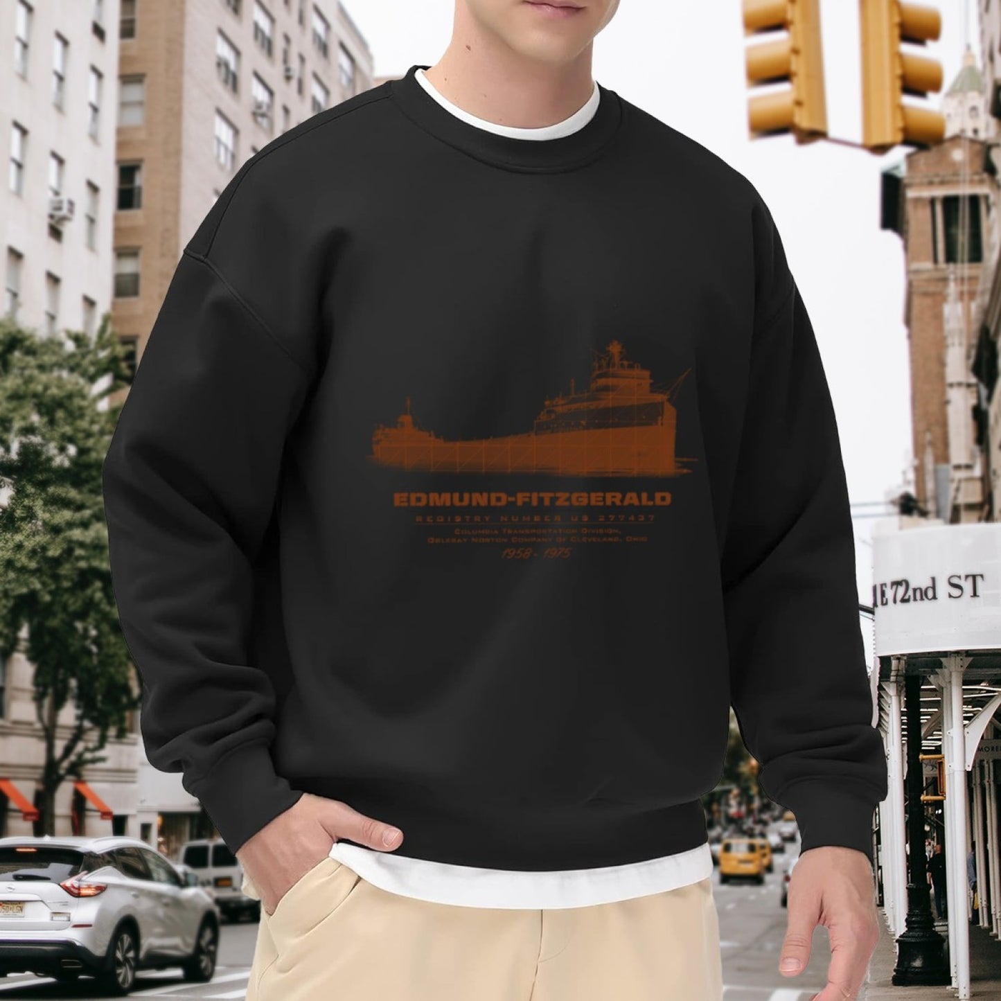 Great Lakes Ship Legacy Graphic Sweatshirt