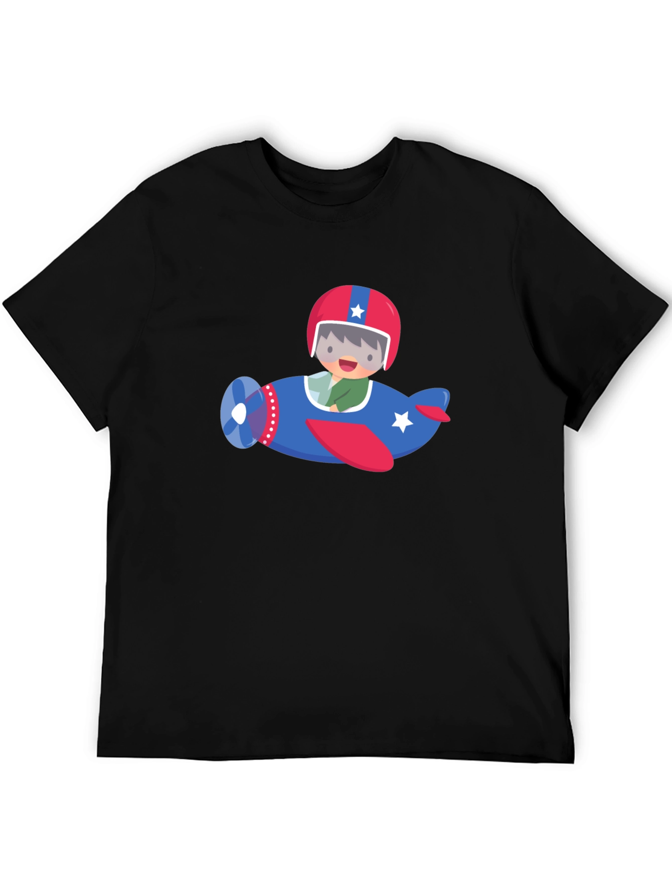Cute Pilot Airplane Graphic Tee