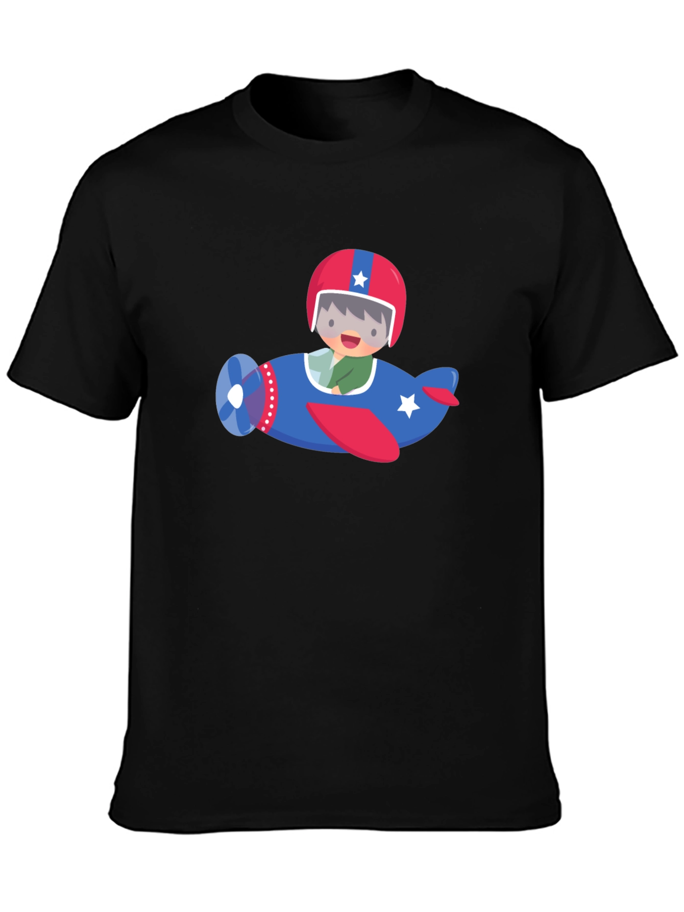 Cute Pilot Airplane Graphic Tee