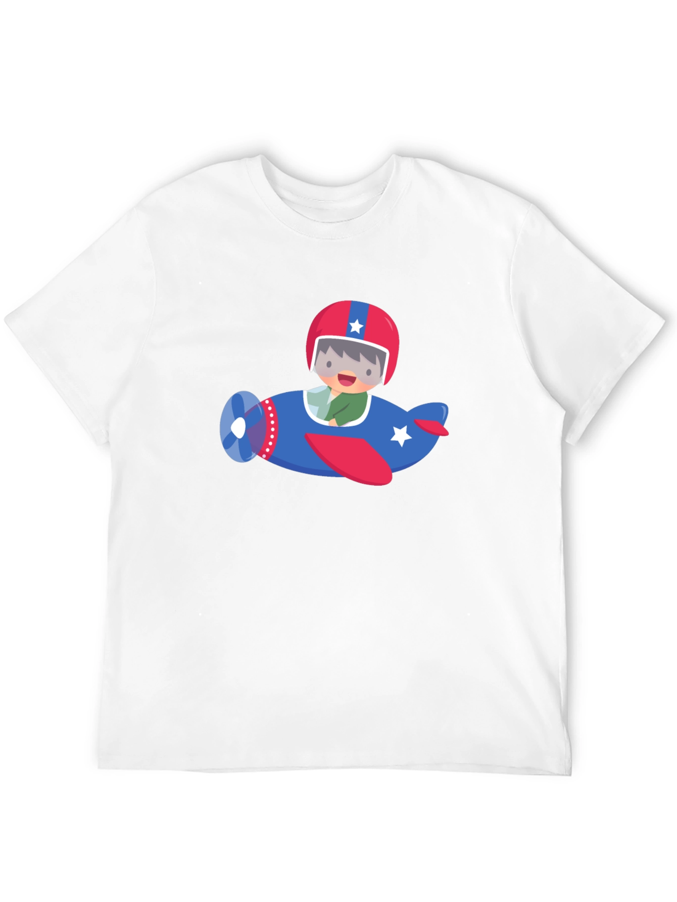 Cute Pilot Airplane Graphic Tee