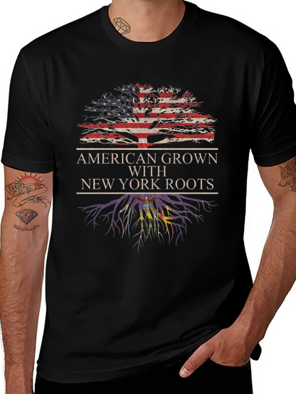 American Grown New York Roots Graphic Tee