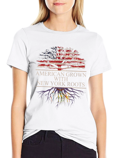 American Grown New York Roots Graphic Tee