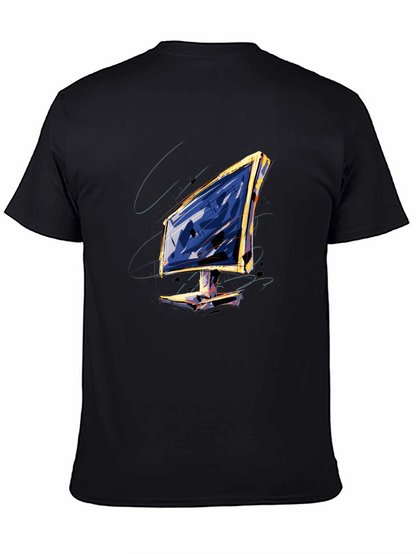 Abstract Monitor Graphic Tee