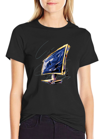 Abstract Monitor Graphic Tee
