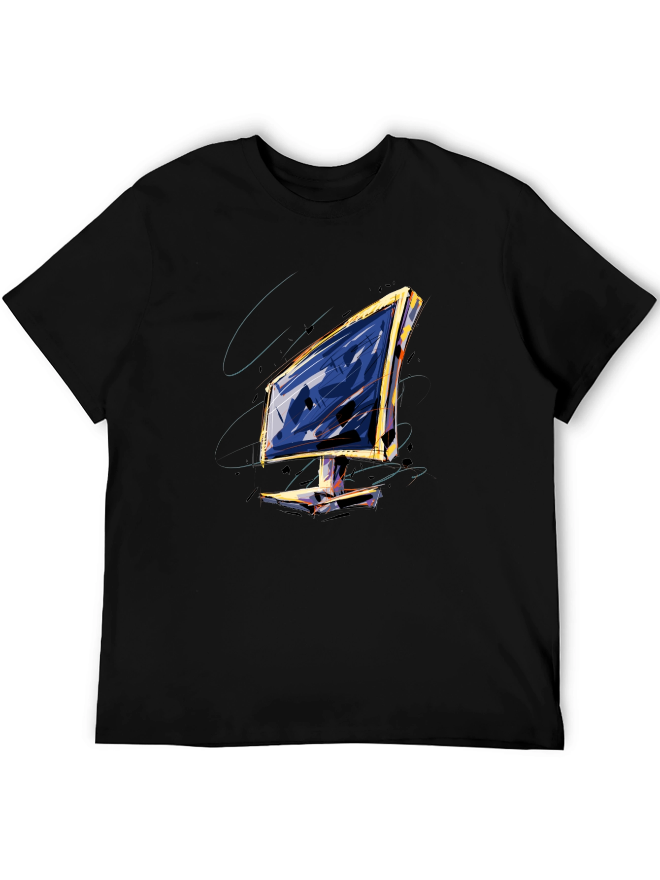 Abstract Monitor Graphic Tee