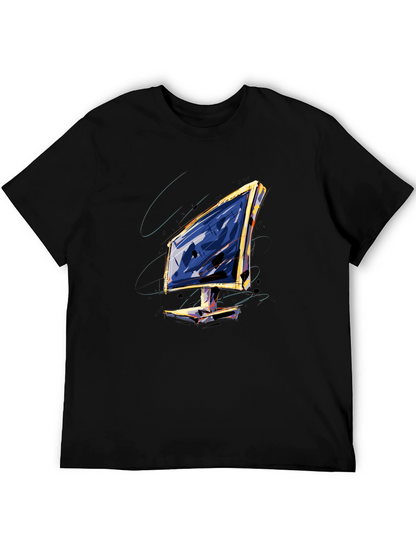 Abstract Monitor Graphic Tee