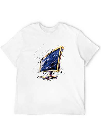 Abstract Monitor Graphic Tee