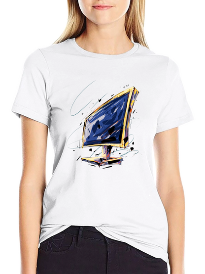 Abstract Monitor Graphic Tee