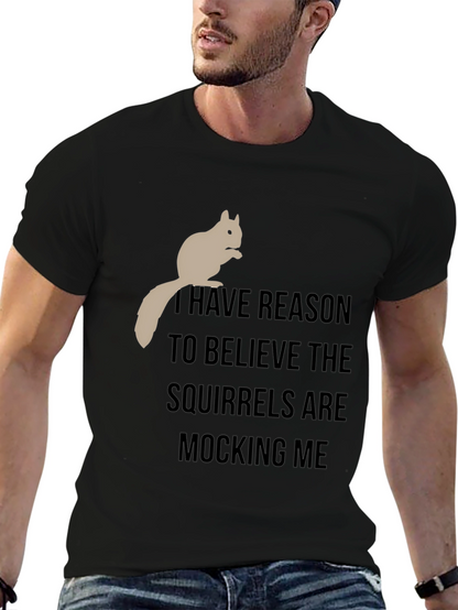 Squirrel Mocking T-Shirt - Funny Graphic Tee