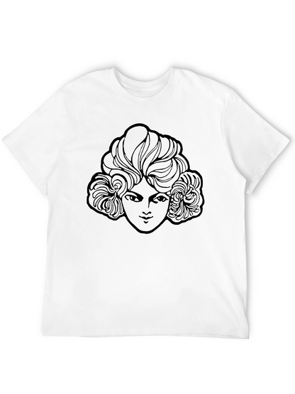 Woman Graphic Print Black T-Shirt