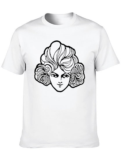 Woman Graphic Print Black T-Shirt