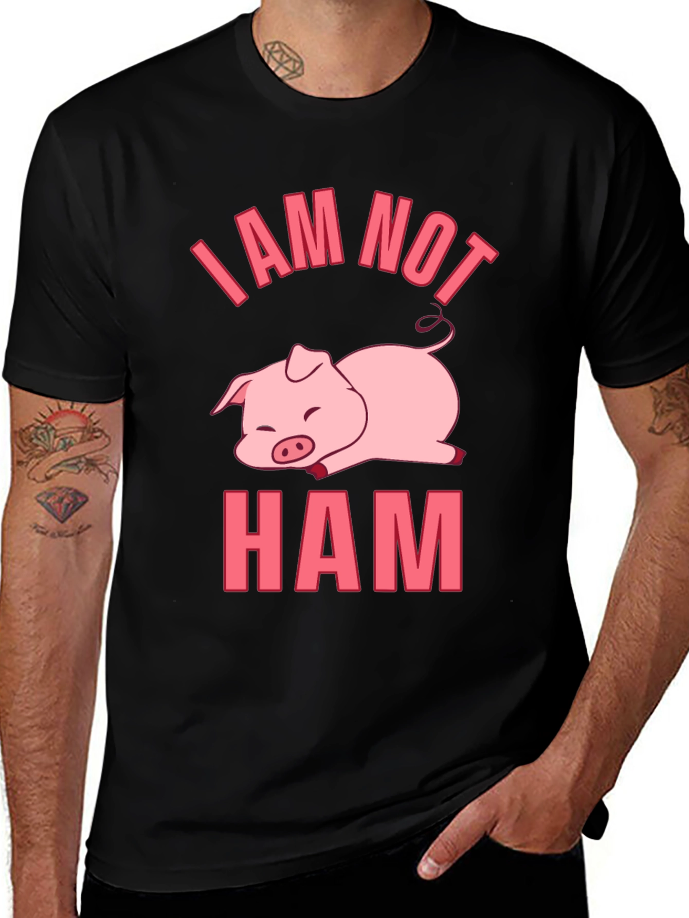 I am Not Ham - Funny Pig T-Shirt